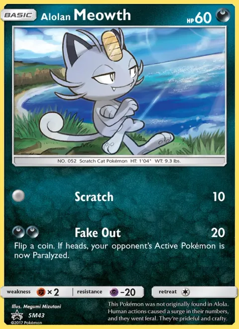 Meowth de Alola SM43/248