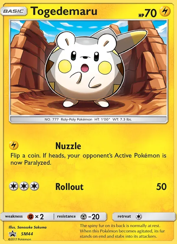 Togedemaru SM44/248 Sol e Lua Promos
