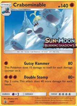Crabominable SM47 Sol e Lua Promos