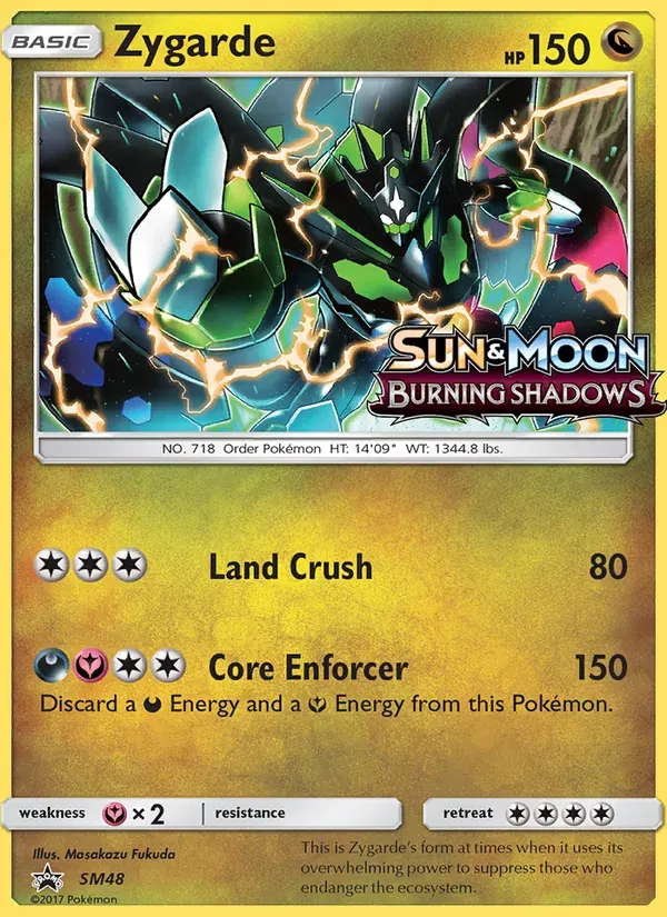 Zygarde SM48/248 Sol e Lua Promos