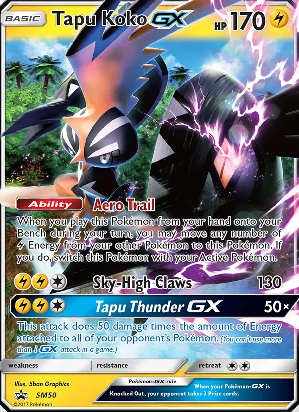 Tapu Koko GX SM50/248 Sol e Lua Promos