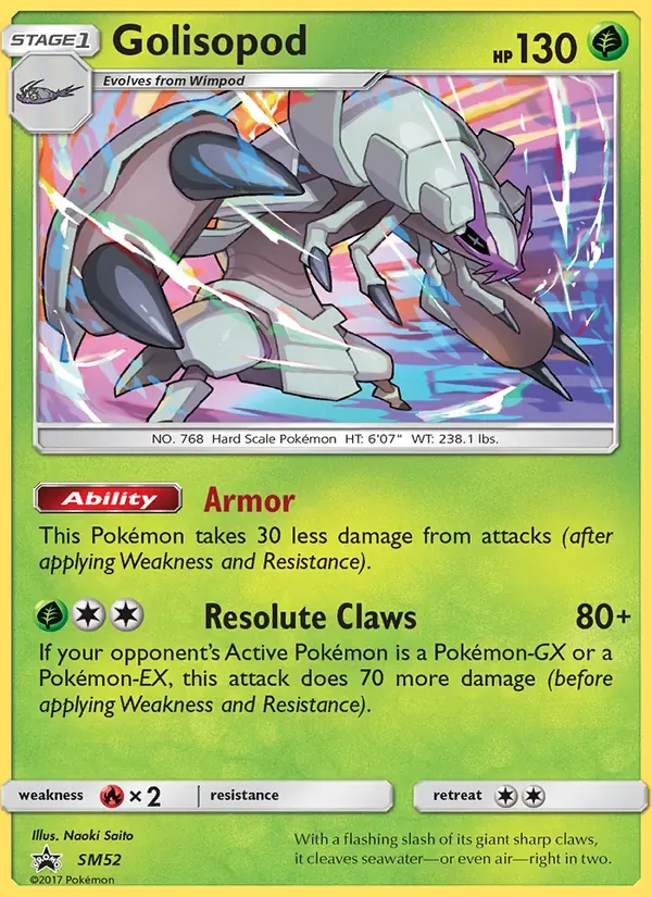 Golisopod SM52/248 Sol e Lua Promos