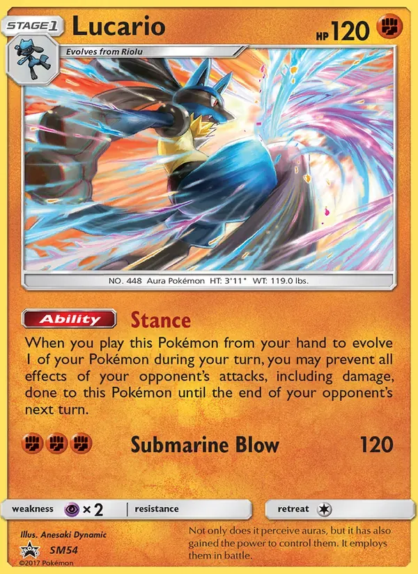 Lucario SM54/248 Sol e Lua Promos