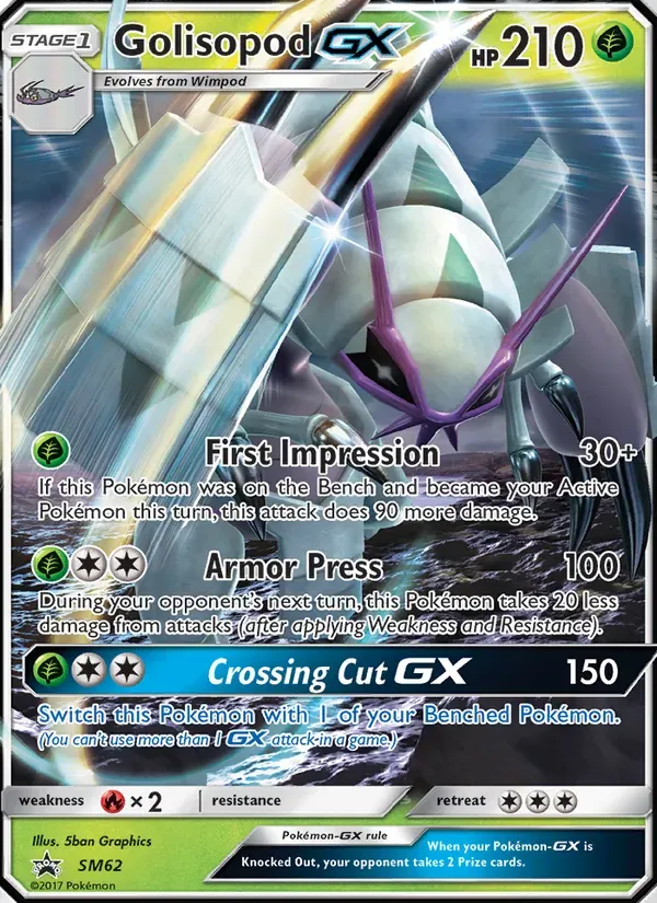 Golisopod GX SM62/248 Sol e Lua Promos