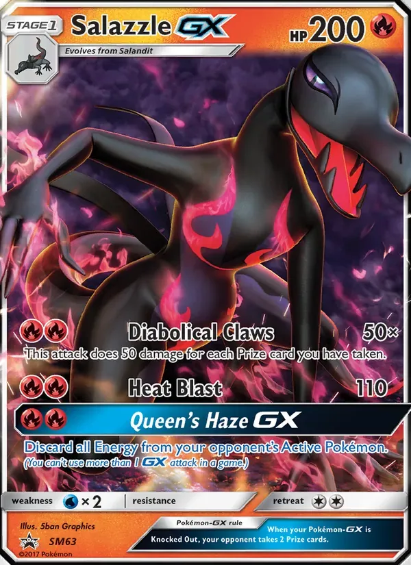 Salazzle GX SM63/248 Sol e Lua Promos