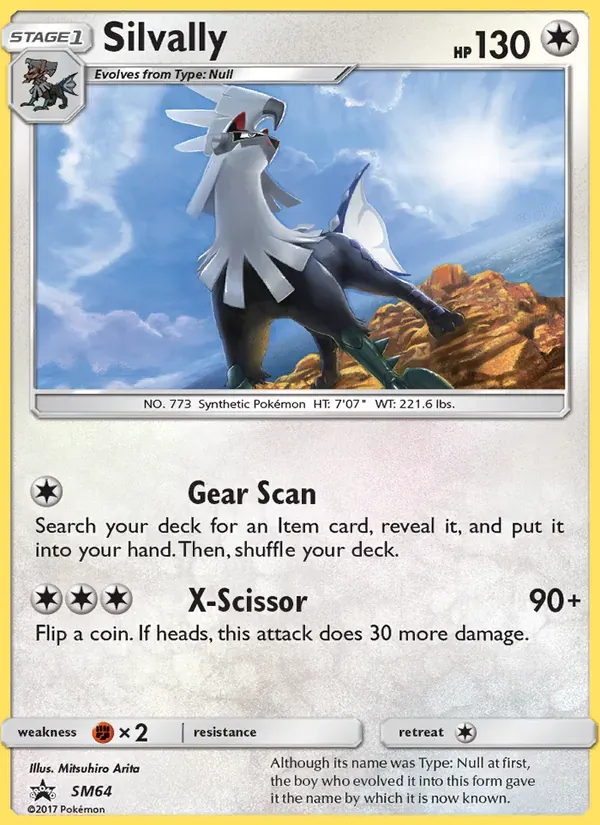 Silvally SM64/248 Sol e Lua Promos