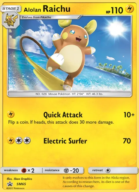 Raichu de Alola SM65/248