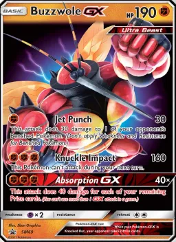 Buzzwole GX SM69 Sol e Lua Promos