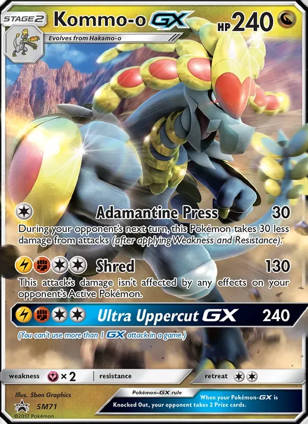 Kommo-o GX SM71/248 Sol e Lua Promos