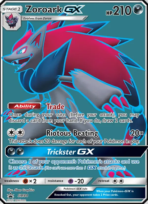 Zoroark GX SM84/248 Sol e Lua Promos