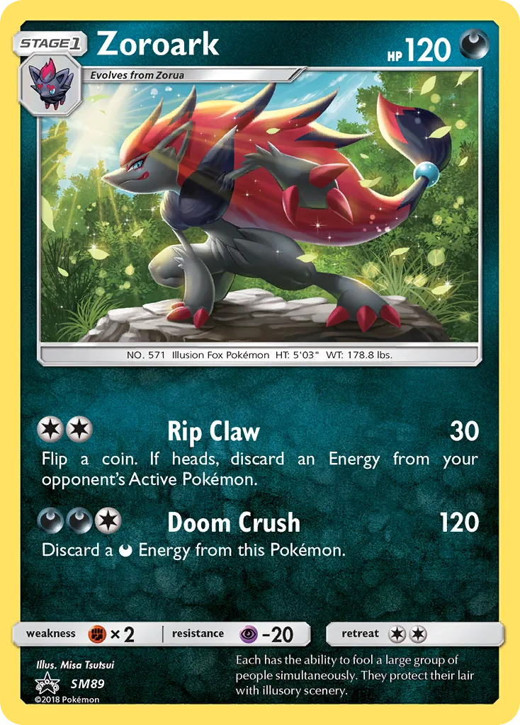 Zoroark SM89/248 Sol e Lua Promos