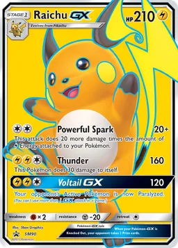 Raichu GX SM90 Sol e Lua Promos