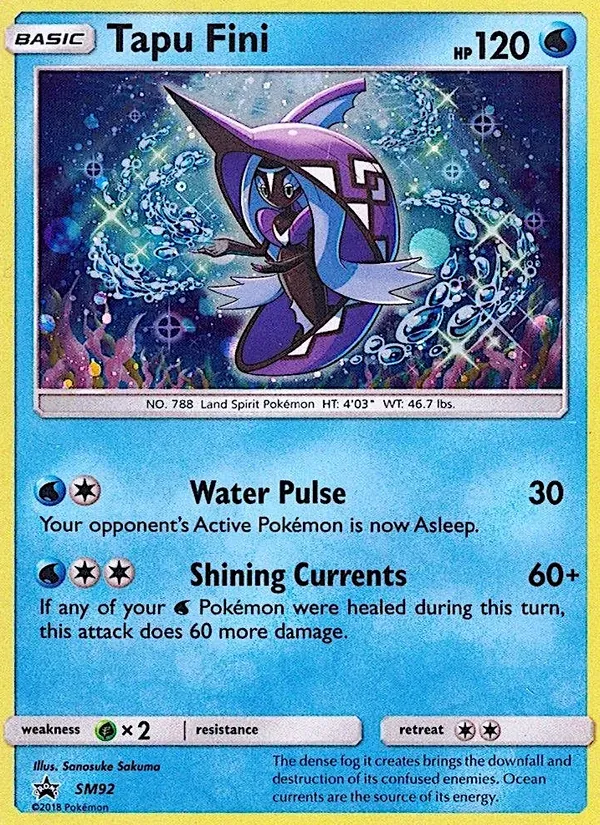 Tapu Fini SM92/248 Sol e Lua Promos
