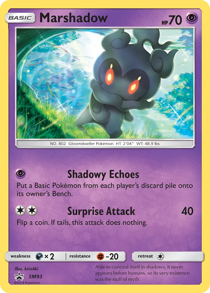 Marshadow SM93/248 Sol e Lua Promos