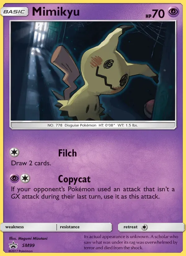 Mimikyu SM99/248 Sol e Lua Promos