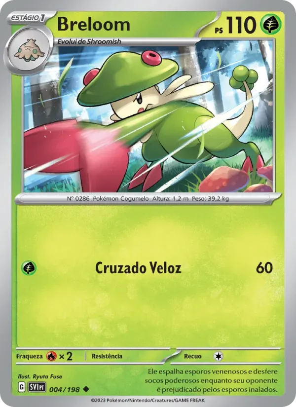 Breloom 004/198 Escarlate e Violeta