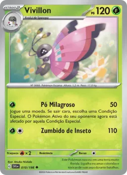 Vivillon 010 Escarlate e Violeta