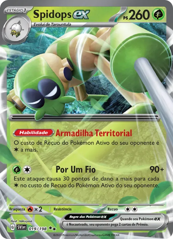 Spidops ex 019/198 Escarlate e Violeta