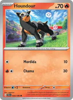 Houndour 033 Escarlate e Violeta