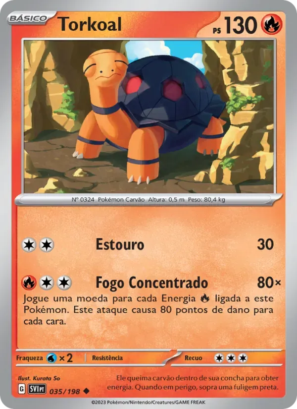 Torkoal 035/198 Escarlate e Violeta