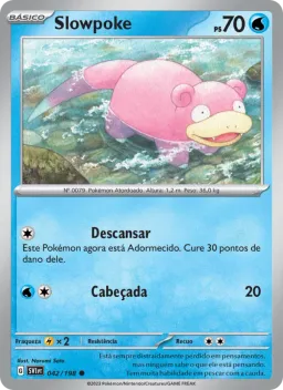 Slowpoke 042 Escarlate e Violeta