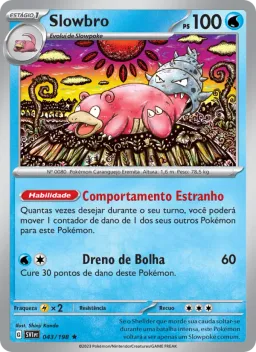 Slowbro 043 Escarlate e Violeta