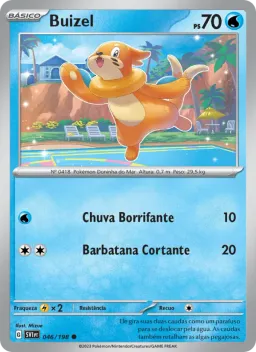 Buizel 046 Escarlate e Violeta