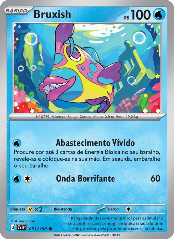 Bruxish 051/198 Escarlate e Violeta