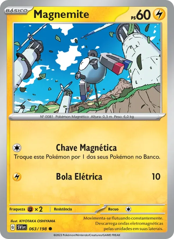 Magnemite 063/198 Escarlate e Violeta