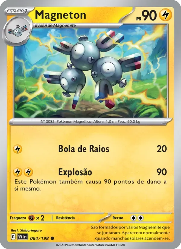 Magneton 064/198 Escarlate e Violeta