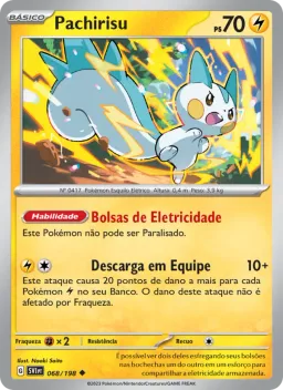 Pachirisu 068 Escarlate e Violeta