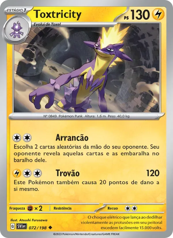 Toxtricity 072/198 Escarlate e Violeta