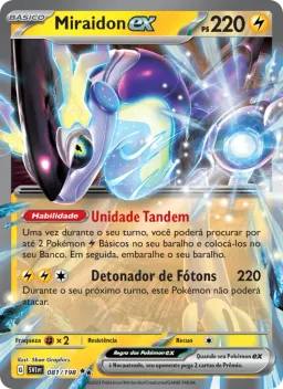 Miraidon ex 081 Escarlate e Violeta