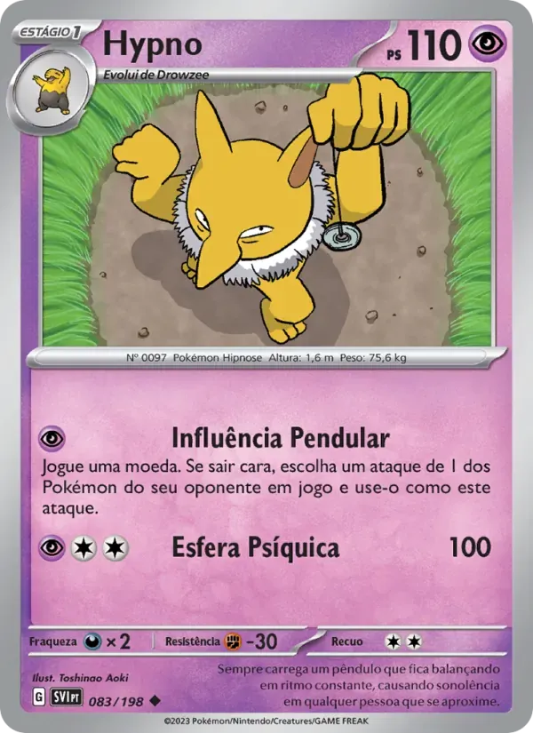 Hypno 083/198 Escarlate e Violeta
