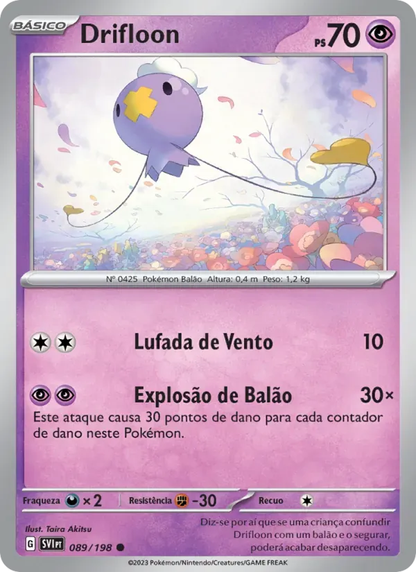 Drifloon 089/198 Escarlate e Violeta