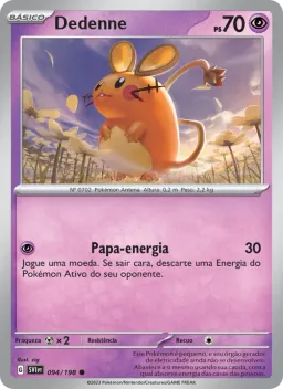 Dedenne 094 Escarlate e Violeta