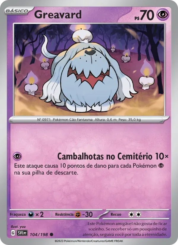 Greavard 104/198 Escarlate e Violeta