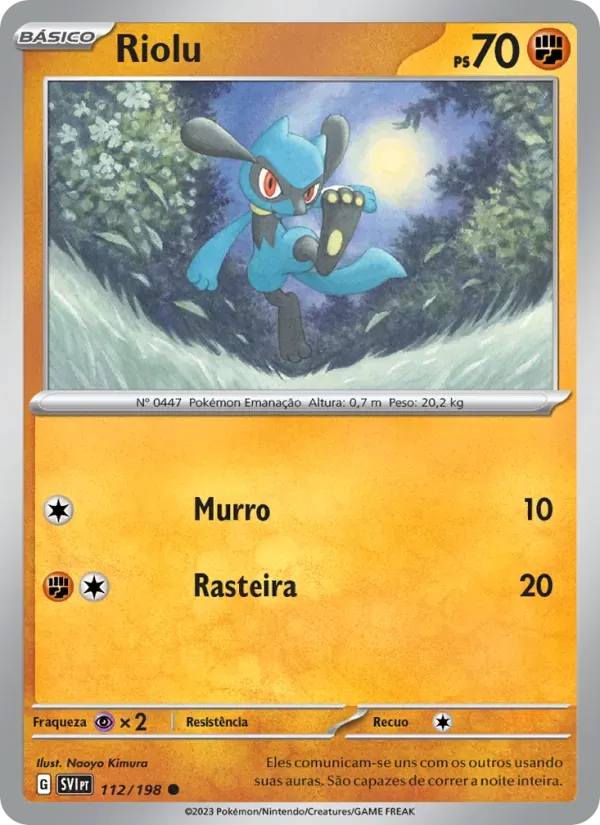 Riolu 112/198 Escarlate e Violeta