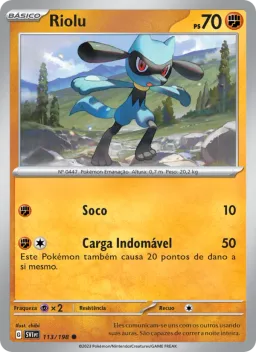 Riolu 113 Escarlate e Violeta