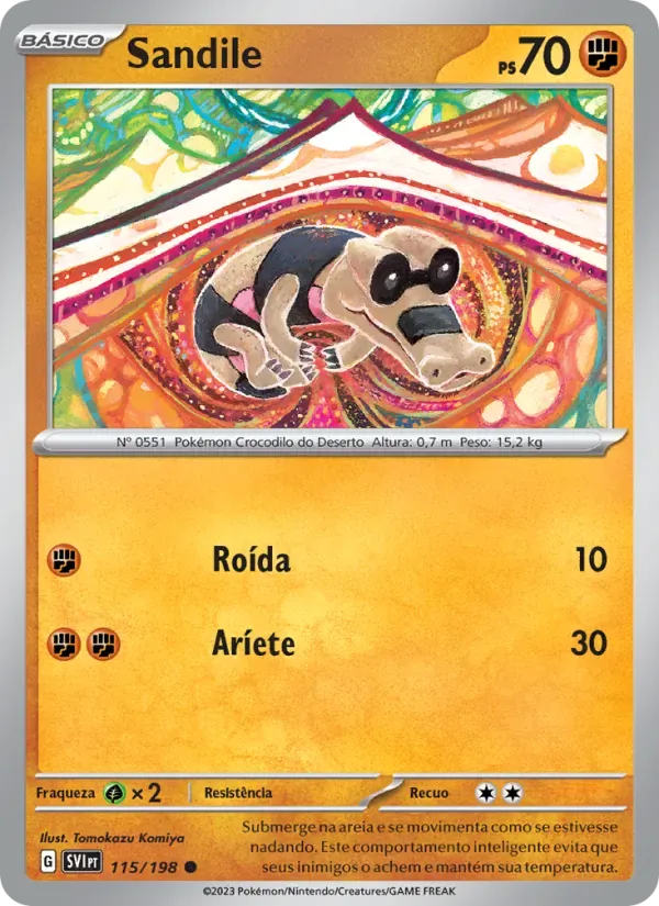 Sandile 115/198 Escarlate e Violeta