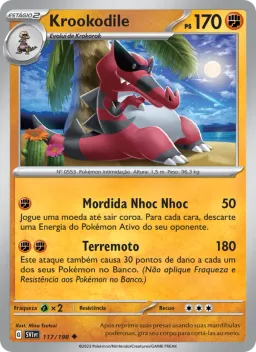 Krookodile 117 Escarlate e Violeta