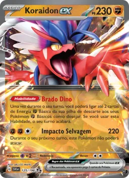 Koraidon ex 125 Escarlate e Violeta