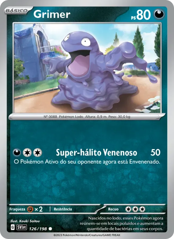Grimer 126/198 Escarlate e Violeta