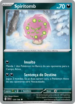 Spiritomb 129 Escarlate e Violeta
