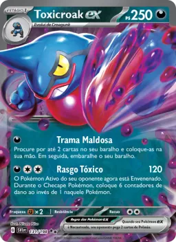 Toxicroak ex 131 Escarlate e Violeta