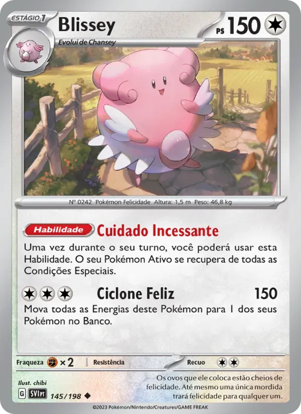 Blissey 145/198 Escarlate e Violeta