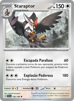 Staraptor 150 Escarlate e Violeta