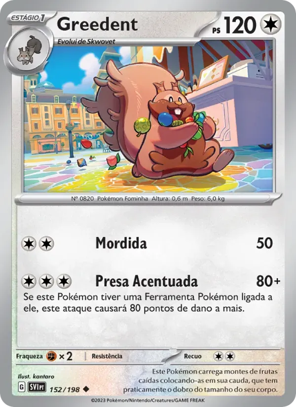 Greedent 152/198 Escarlate e Violeta