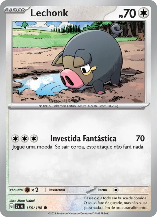 Lechonk 156/198 Escarlate e Violeta