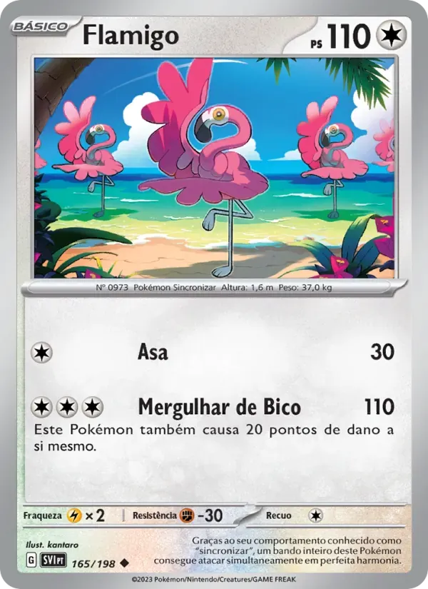Flamigo 165/198 Escarlate e Violeta